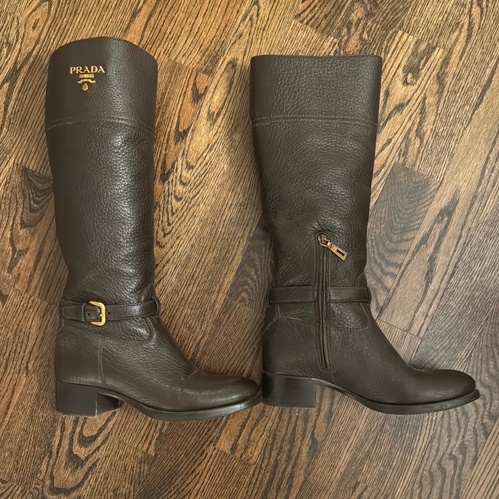 AUTHENTIC PRADA RIDING BOOTS